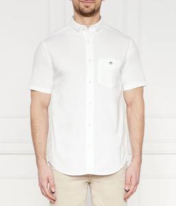 Обычная поплиновая рубашка Regular fit Gant, белый