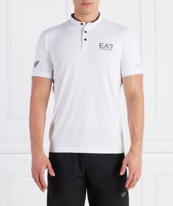 Поло EA7 Slim Fit, белый