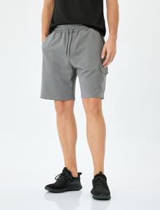 Обычные брюки-карго Koton, темно-серый