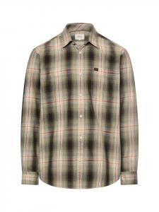 Camel Active Рубашка с длинными рукавами и нагрудным карманом оранжевого цвета