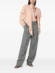Stella McCartney драпированная рубашка, розовый