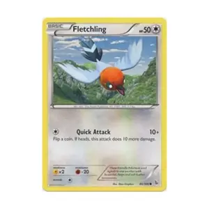CCG Флетчлинг (C) #86, Pokemon - XY - Flashfire - Singles