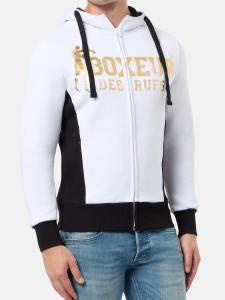 Толстовка с капюшоном на молнии Boxeur des Rues Hooded Full Zip Sweatshirt, белый
