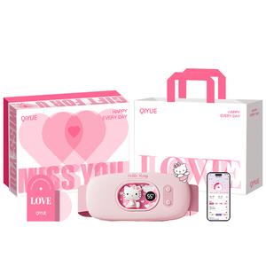 Пояс для прогревания живота с управлением через приложение, снимает боль в желудке, портативный, массаж с подогревом YP N05 Sanrio