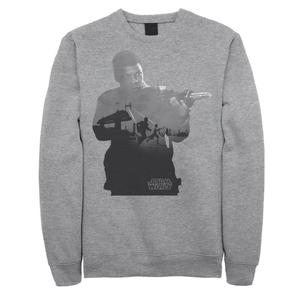 Мужской флисовый пуловер с рисунком Finn Silhouette Star Wars