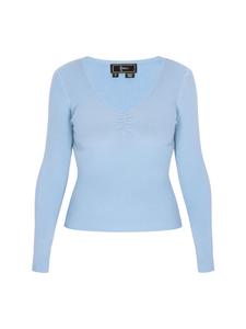 Свитер faina, светло-синий