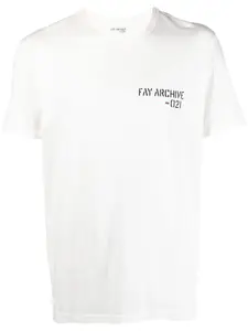 Футболка с логотипом Fay, белый