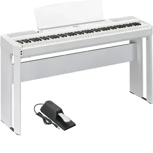 Цифровое пианино Yamaha P-525WH с подставкой L-515WH - белое