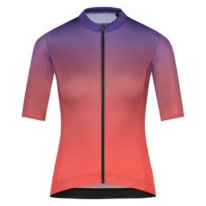 Спортивная футболка SHIMANO Woman's ELEGANZA Short Sleeves Jersey, фиолетовый