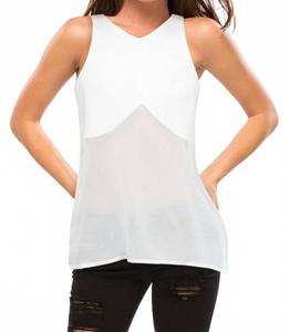 Женский топ Sun And Moon в белом цвете C/MEO COLLECTIVE