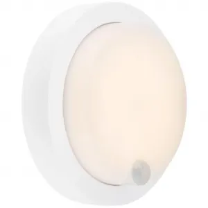 Светильник для наружной стены Аккумуляторный LED светильник с датчиком движения, пластик, белый Briloner Leuchten, белый