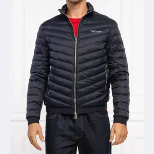 Пуховик стандартного кроя Armani Exchange, синий