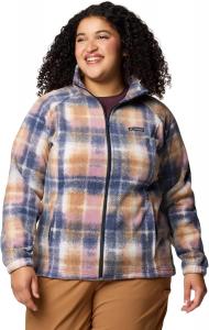 Женская куртка Columbia Benton Springs с принтом и застежкой-молнией по всей длине, Nocturnal Omblur