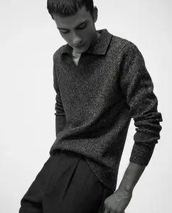 Длинный рукав поло джерси Sfera, серый