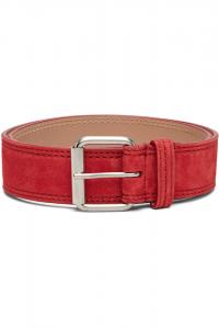 Замшевый пояс Dries Van Noten, красный