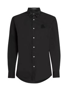 Рубашка на пуговицах классического кроя Karl Lagerfeld, черный