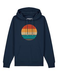 Толстовка Watapparel  Retro Sunset Ocean, темно-синий