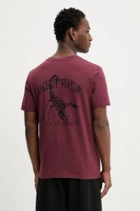 Хлопковая футболка Zadig&Voltaire, бордовый