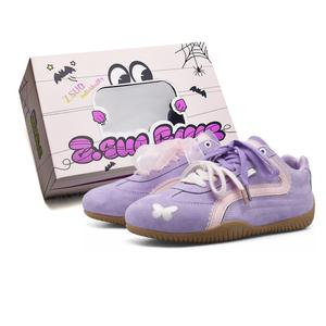 Сбалансированные устойчивые к истиранию легкие дышащие низкие кеды casual unisex Z.SUO, фиолетовый