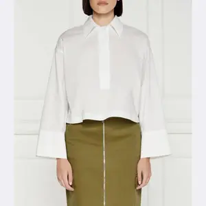 Укороченная рубашка Aia Max&Co., белый