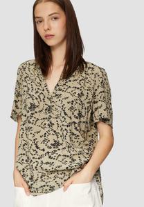 Блуза GEMUSTERTE QS, зеленый