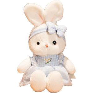 Плюшевая кукла Daisy Bunny, милый кролик, высота 40см/50см/60см/80см WADORN, синий