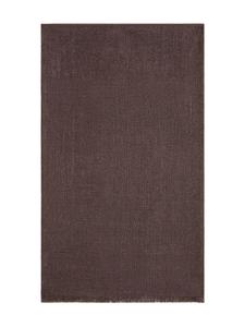 Шарф с бахромой Brunello Cucinelli, коричневый