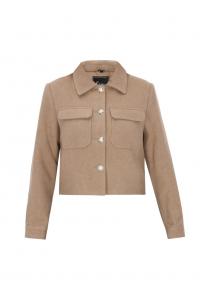 Куртка межсезонная faina, коричневый