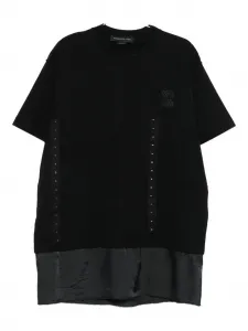 Платье с украшенными вставками Federico Cina, черный