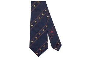 Мужской галстук Gucci, темно-синий