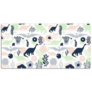 Настольный коврик Tulup Dinosaurier, 100x50x1 см, синий