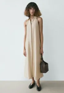 Платье-Рубашка миди Massimo Dutti, Beige