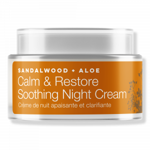 Успокаивающий ночной крем с сандалом и алоэ вера для восстановления и успокоения кожного барьера. Urban Veda