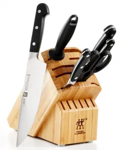 Профессиональный набор из 7 блоков с блоками Zwilling, бамбук