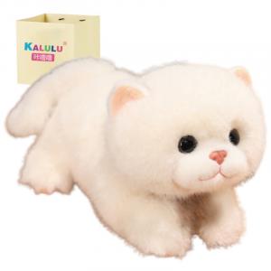 Ленивый кот, уютная плюшевая кукла для обнимашек, плюшевая кукла, высота 25см/35см Click, белый