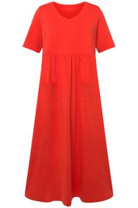 Миди платье Ulla Popken, Light red