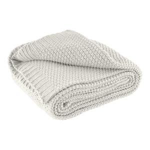 Трикотажное одеяло wometo, 140x190 см, белый