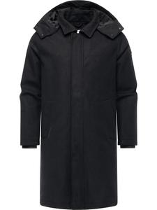 Ragwear Зимнее пальто Isaq Felt YOUMODO черного цвета