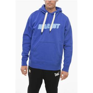 Хлопковая толстовка MILEY с напечатанным логотипом Isabel Marant, Purple