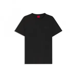 Футболка с вышитым логотипом из хлопкового трикотажа Hugo