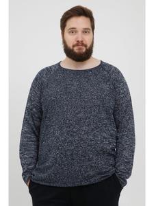 Вязаный свитер BLEND, средне-синий