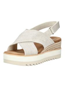 Сандалии на плоской подошве TOMS, цвет natural