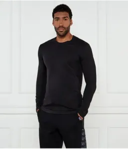 Лонгслив regular fit Ea7, черный