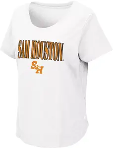 Женская белая футболка Colosseum Sam Houston Bearkats
