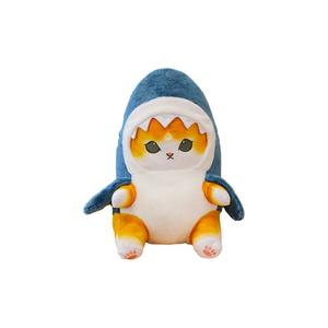 Плюшевая игрушка мультяшный трансформирующийся акула-котенок, высота 25см/35см/50см JINXIANGHE