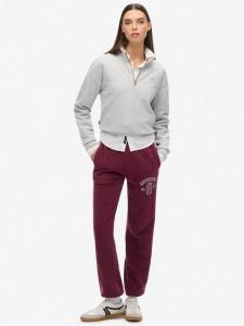 Винтажные джоггеры с боковыми полосками Superdry, Port Red