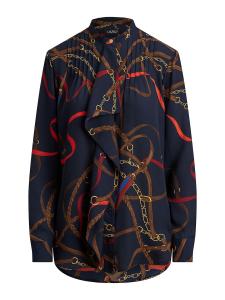 Блуза Lauren Ralph Lauren, темно-синий