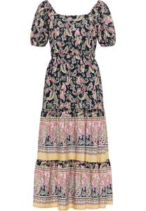 Платье usha FESTIVAL Midi Mit Paisley Print, цвет Marine Mehrfarbig