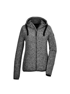 Спортивная куртка Killtec Strickfleecejacke mit Kapuze, черный