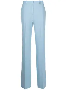 Брюки строгого кроя с завышенной талией Del Core, синий